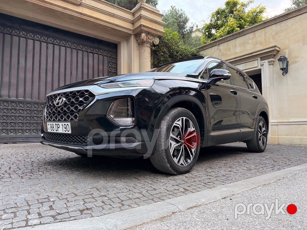 Hyundai Santa Fe, 2.0 L, 2019 il, 92 700 km — Avtomobillər, Bakı (3)