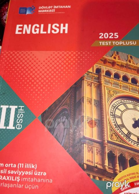 İngilis dili Testlər 11-ci sinif, DİM, 2-ci hissə — Bakı