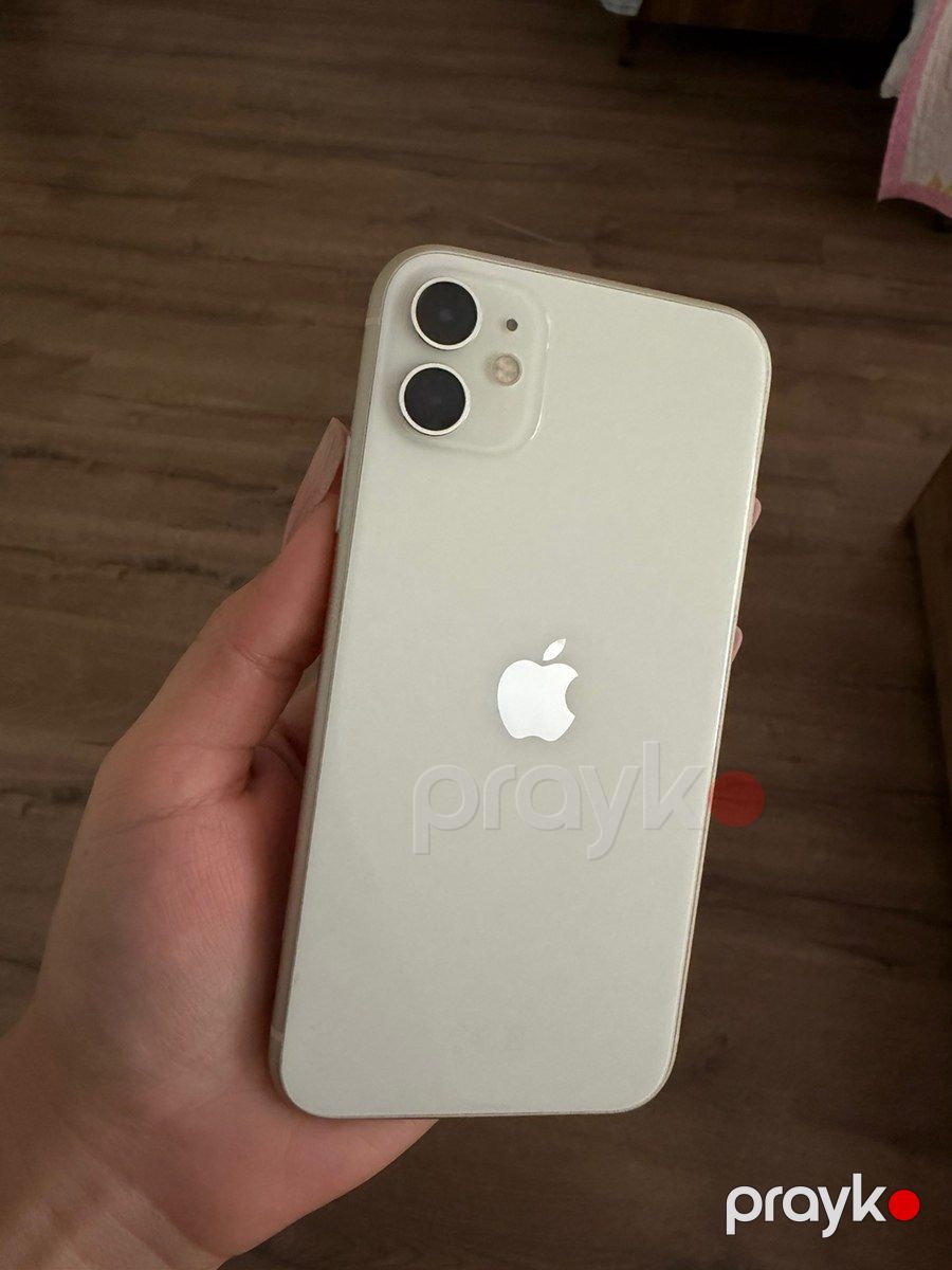 Apple iPhone 11 White 128GB/4GB — Smartfonlar, Gəncə (3)