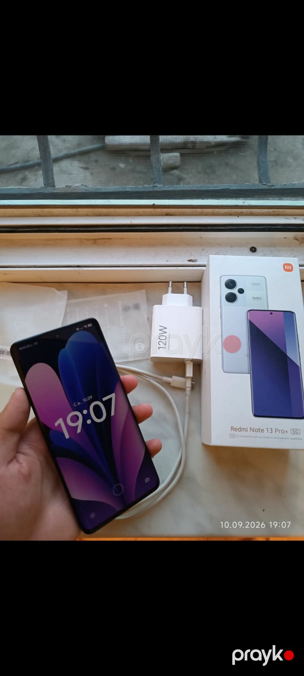 Redmi Note 13 Pro+, 256 GB, rəng - Qara, Barmaq izi, İki sim kartlı, Sənədlərlə — Xiaomi, Bakı (3)