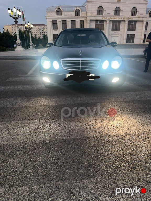 Mercedes E 320, 3.2 L, 2002 il, 210 815 km — Avtomobillər, Sumqayıt (3)