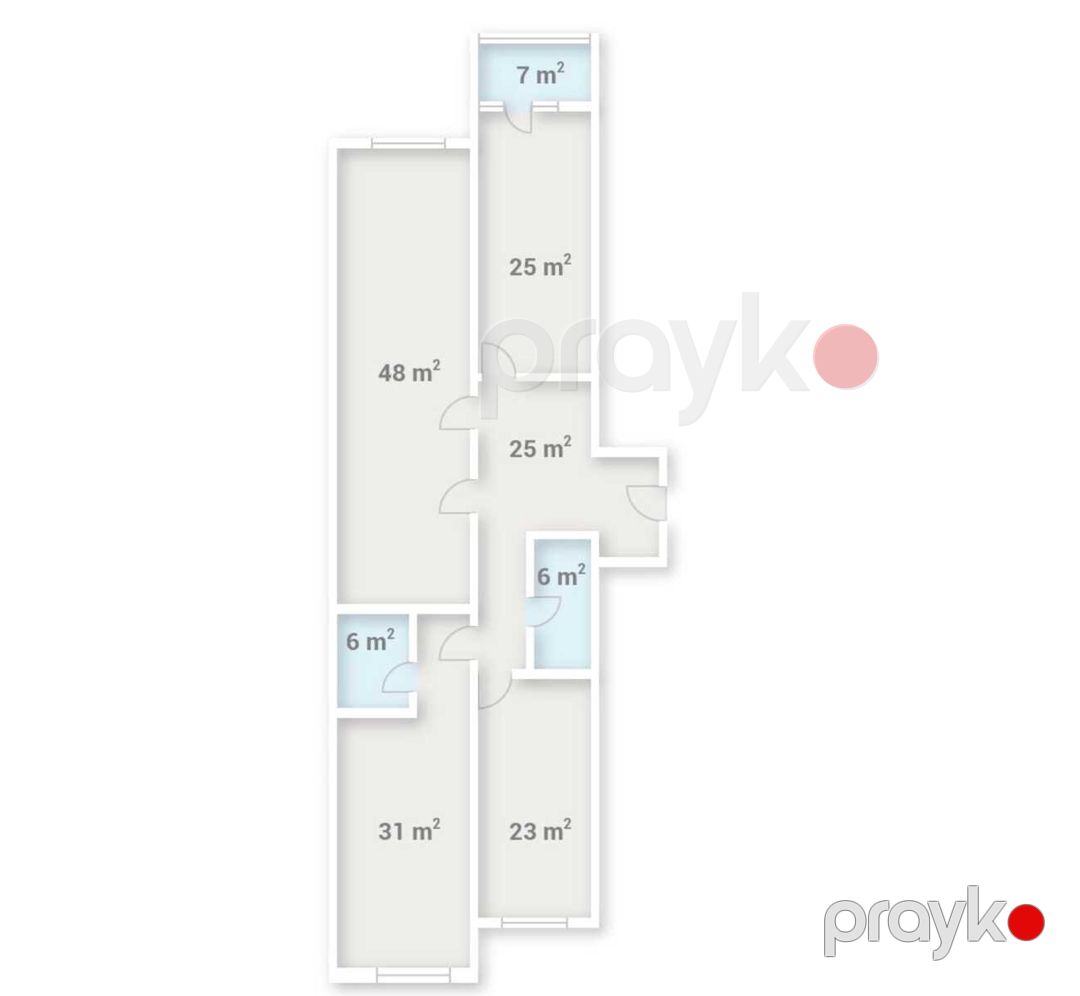 Satılır 4 otaqlı yeni tikili 171 m² — Mənzil, Bakı (4)