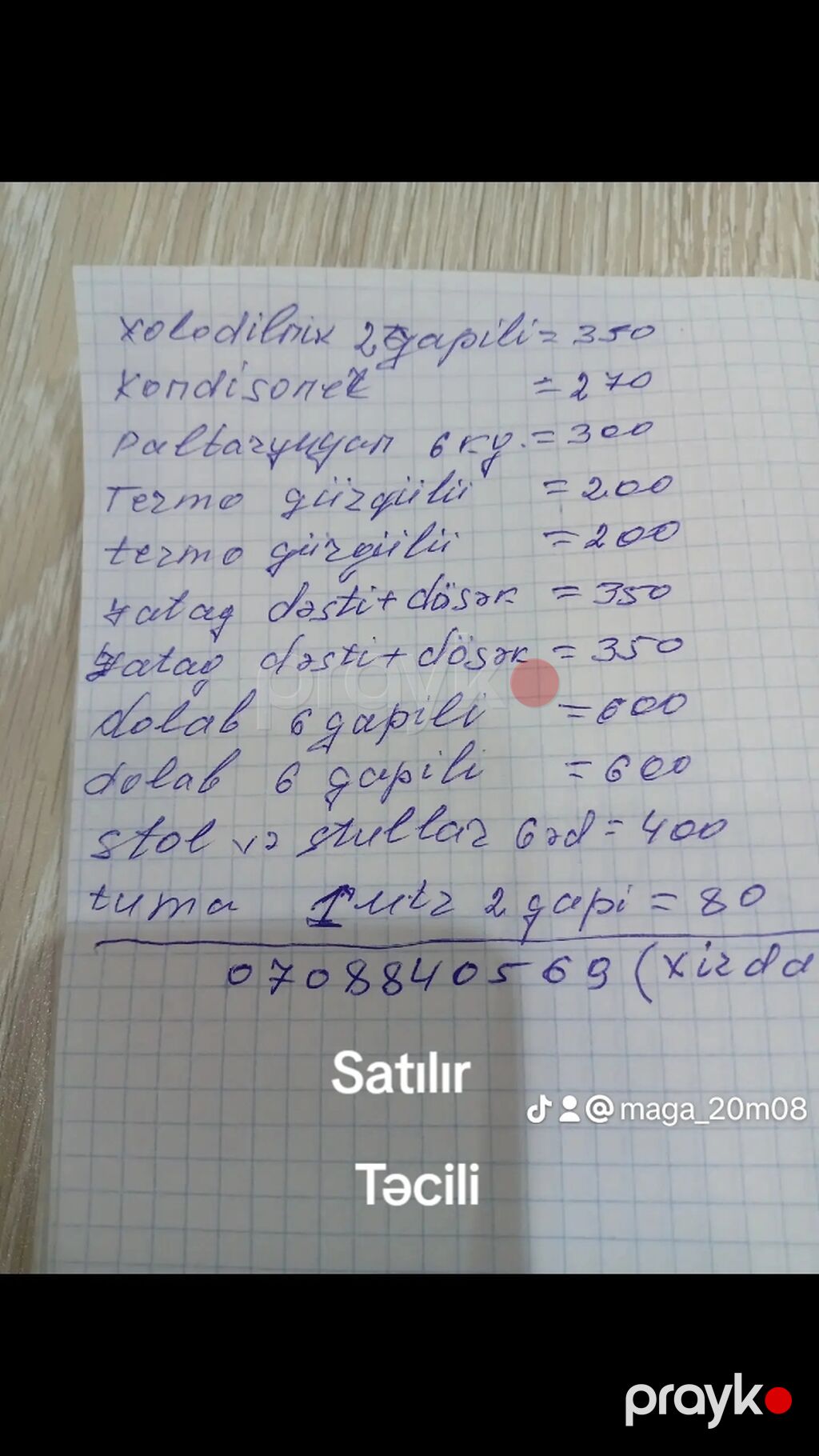 Mebel və məişət əşyaları dəsti - Yemək masası və 6 ədəd stul: taxta — Masalar və stullar, Xırdalan (4)