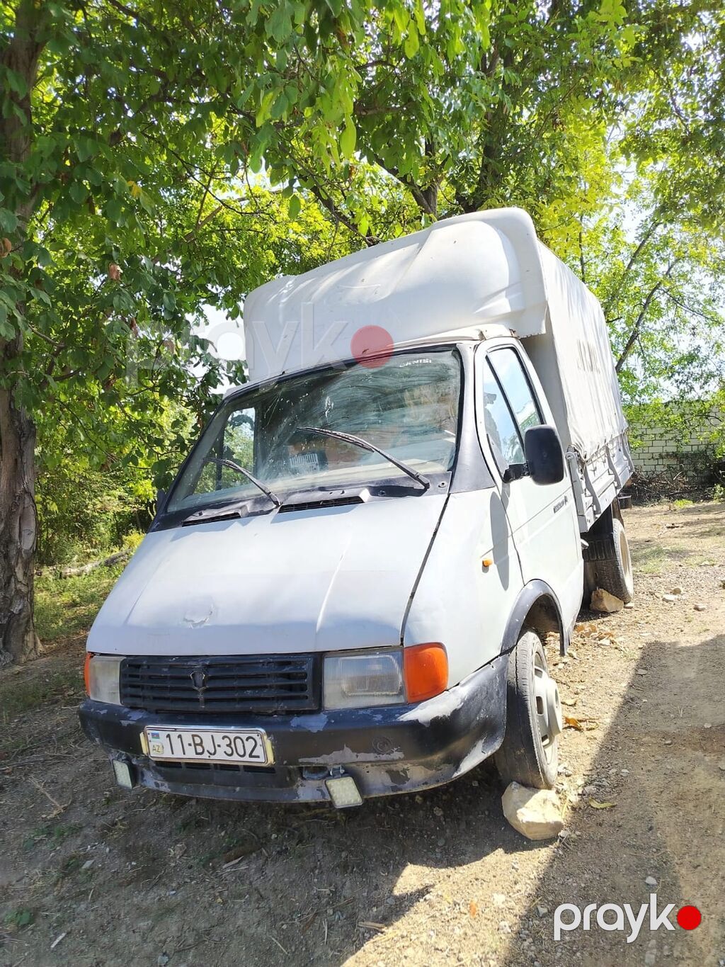 QAZ 3302, 1998 il, motor 2.4 l, Tent, İşlənmiş — Yük maşınları, Qazax (4)