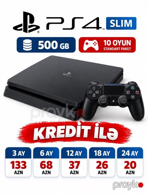 PlayStation 4 Slim 500 GB — Bakı