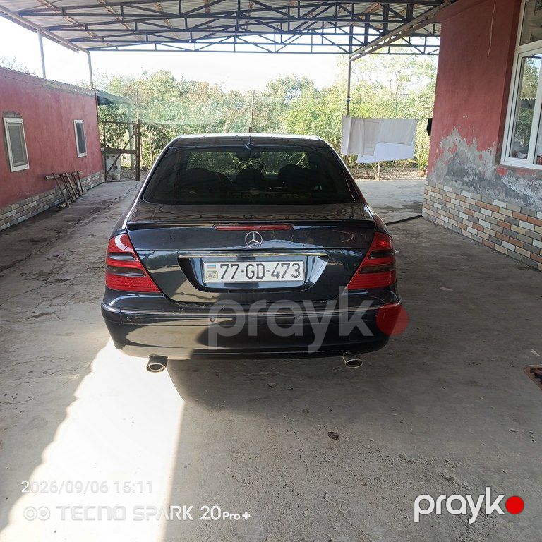 Mercedes E 240, 2.6 L, 2002 il, 430 000 km — Avtomobillər, Biləsuvar (10)