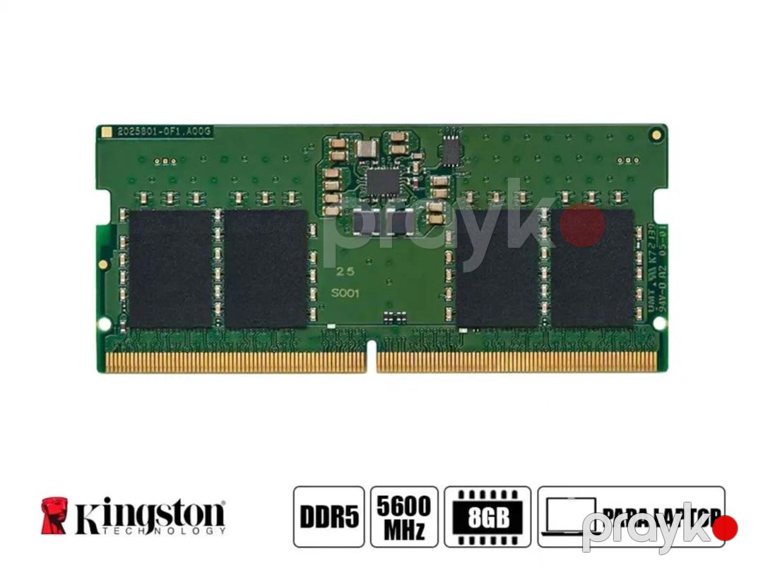 RAM, So-dimm NB Kingston DDR5 8GB 5600MHz — Kompüterlər və noutbuklar, Bakı (3)