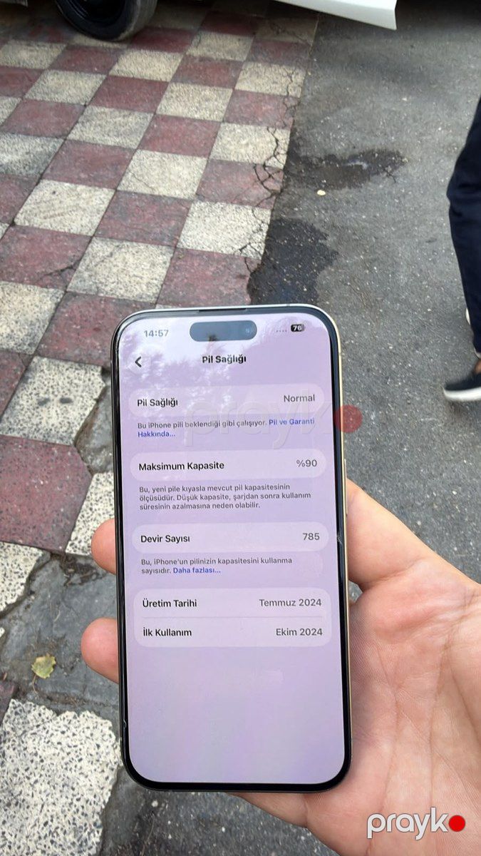 Apple iPhone 15 Pro Natural Titanium 128GB/8GB — Smartfonlar, Bakı (9)