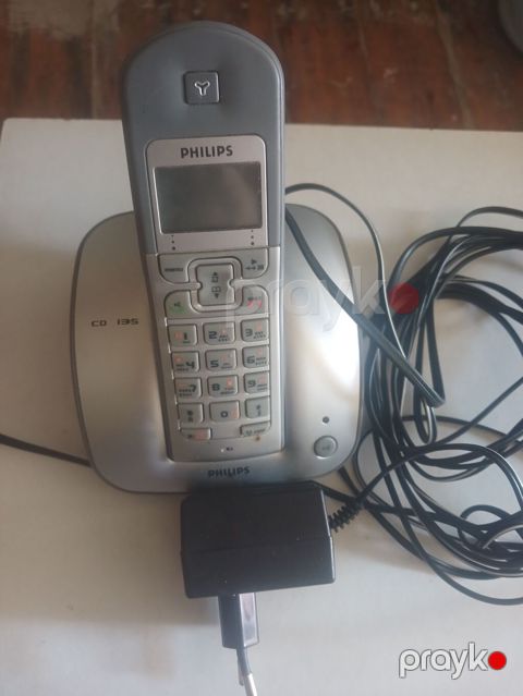 Philips CD135 simsiz ev telefonu - Marka/model: Philips CD135 (baza — Bakı