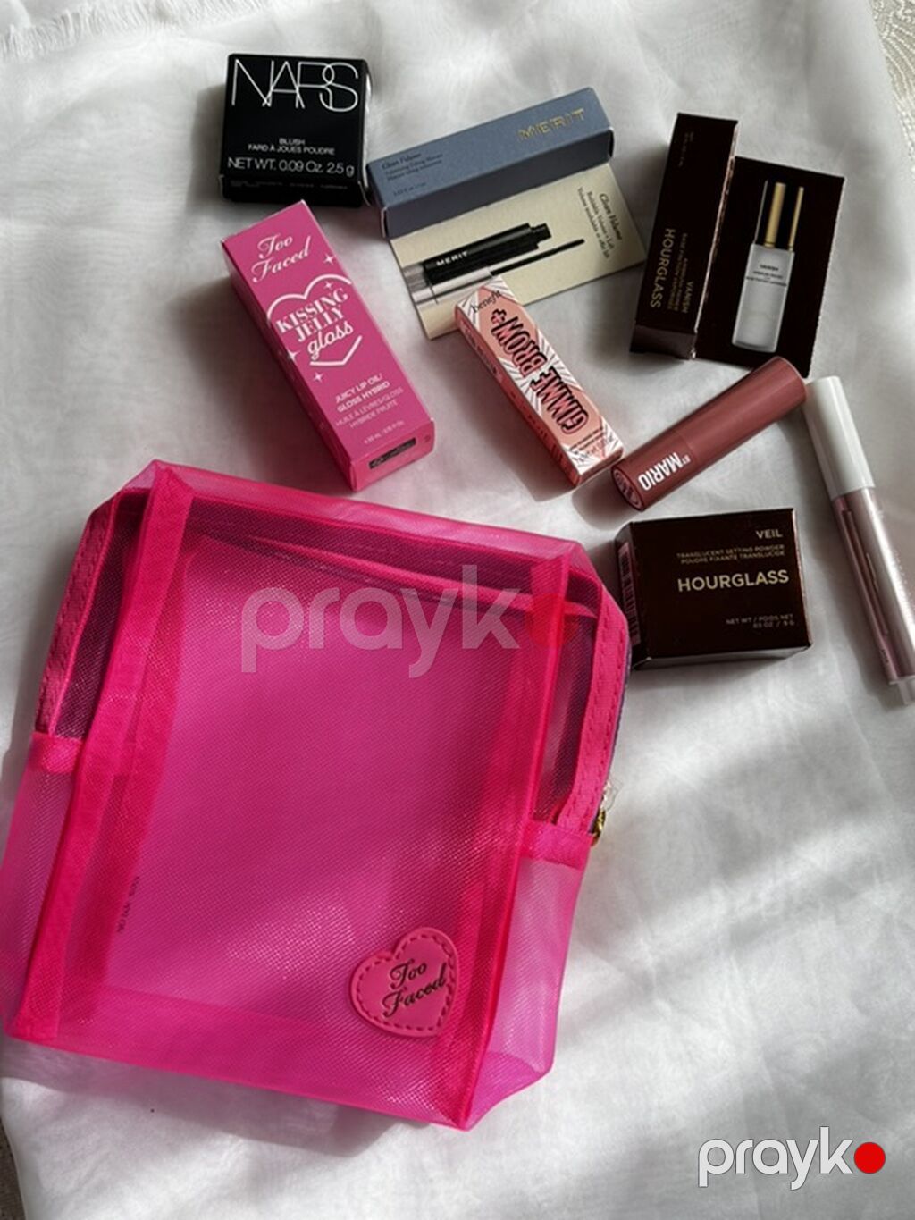 Brend kosmetika seti + çanta Məzmun: - Too Faced “Kissing Jelly — Kosmetik və parfüm dəstləri, Qobu (2)