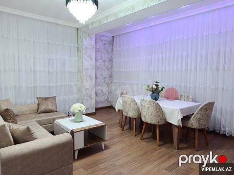 Nərimanov rayonunda 2 otaqlı Yeni tikili Kirayə verilir, 75 m²