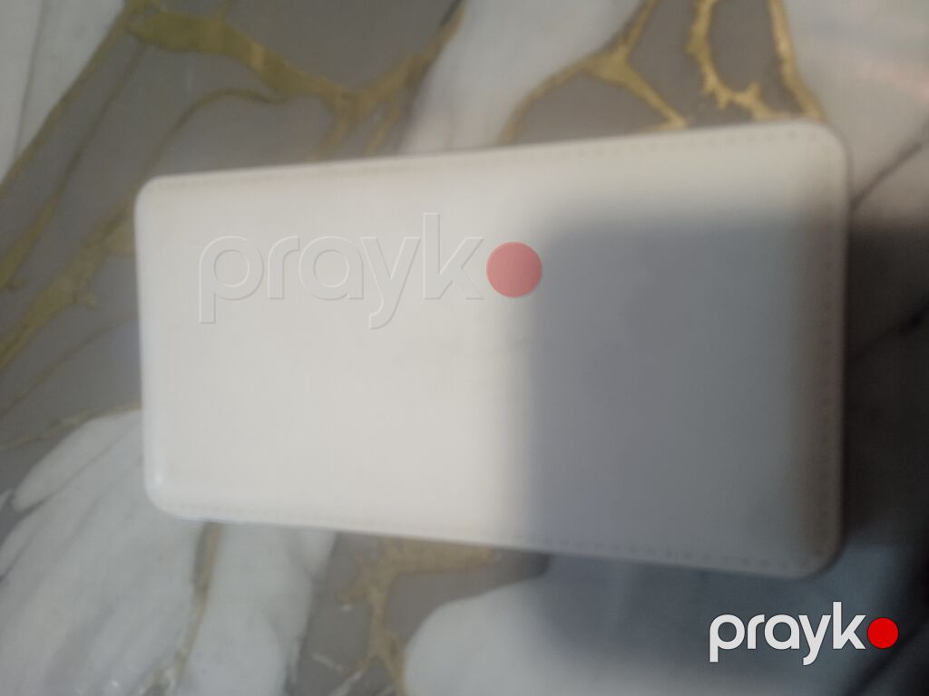 Ağ rəngli portativ enerji bloku (power bank) - Kompakt düzbucaqlı — Powerbank-lər, Saray (3)