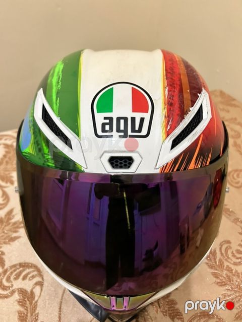 AGV tam üzlü motosiklet dəbilqəsi – xüsusi dizayn - Brend: AGV - Növ — Bakı