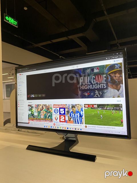 Samsung 27" Full HD İdeal Vəziyyətdə Monitor (LS27E390) Şəxsi — Bakı