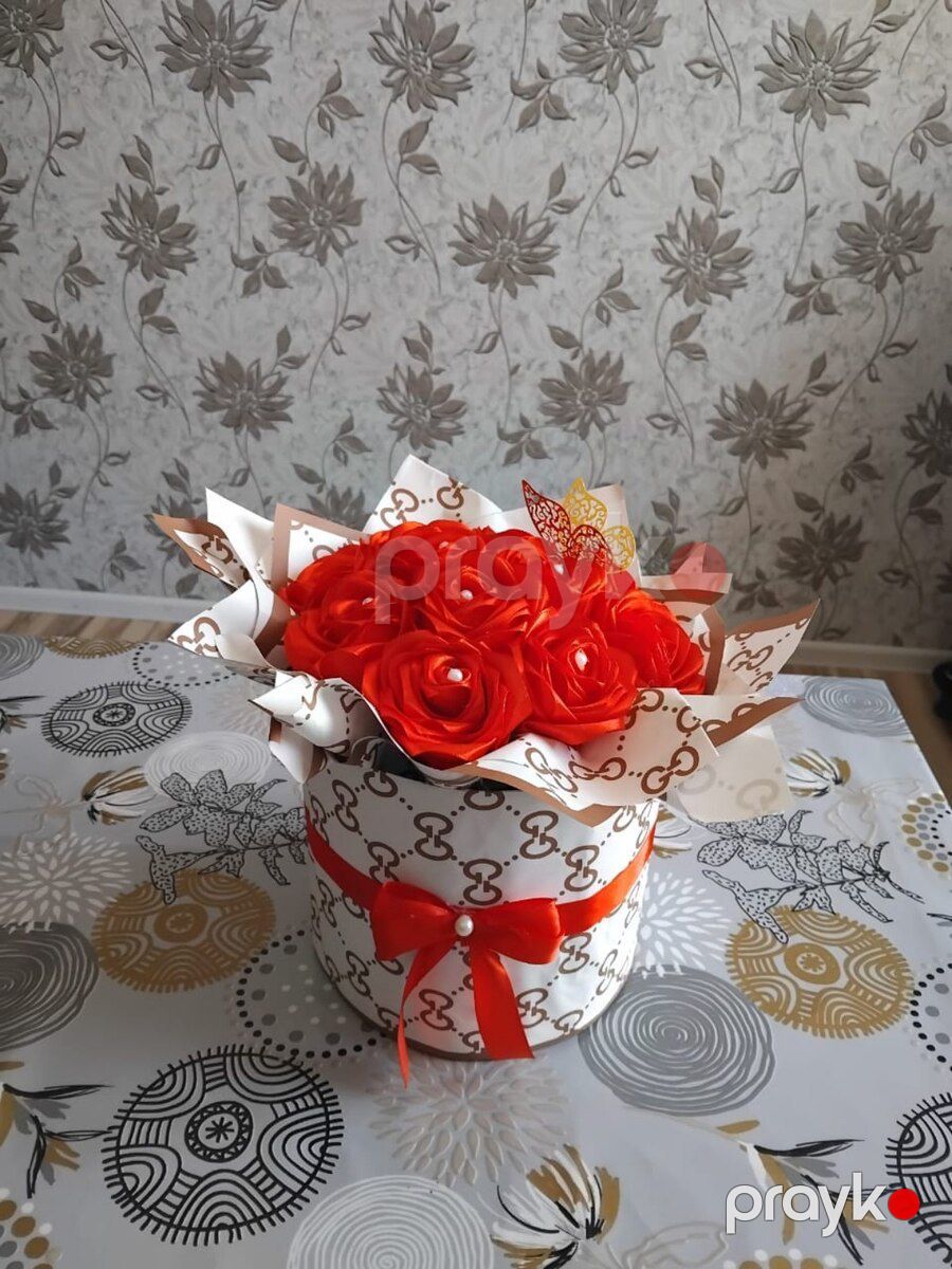 Gül səbəti — Dekor və interyeri, Bakı (2)