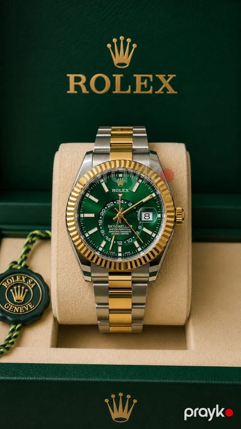 Rolex Sky-Dweller – iki rəngli (Oystersteel və 18 ct sarı qızıl) lüks — Mehdiabad