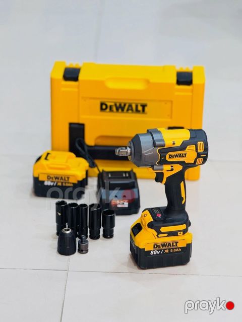 Məhsul: Akkumulyatorlu zərbəli bolt açan (impact wrench) dəst Brend — Digah