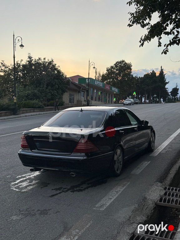 Mercedes S 320, 3.2 L, 2000 il, 250 000 km — Avtomobillər, Şamaxı (4)