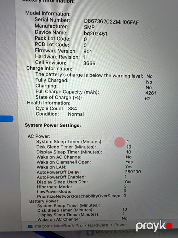 Apple MacBook Pro 13 16GB — Noutbuklar, Bakı (8)