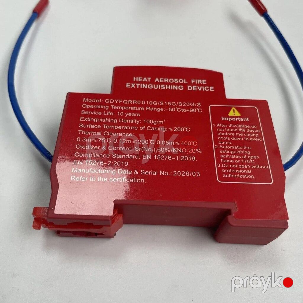 Avtomatik yanğınsöndürmə qurğusu Bu cihaz elektrik paylayıcı şkaflar — Avtoşoför dəstləri, Bakı (4)