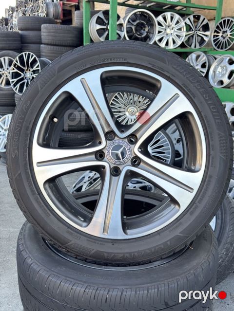 Mercedes-Benz orijinal yüngül lehimli disk + Bridgestone Turanza — Bakı
