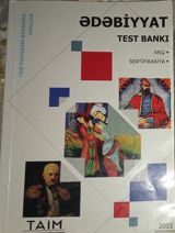 Məhsul: Ədəbiyyat – Test Bankı (Taim, 2022) Xüsusiyyətlər: - Yeni — rovshan