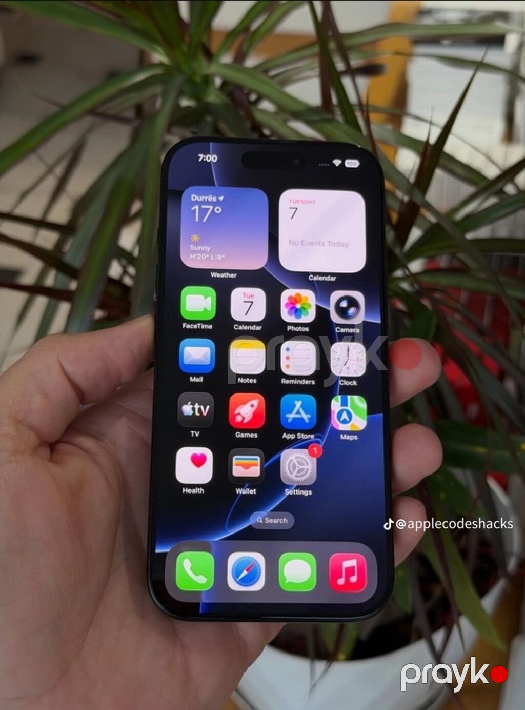 IPhone 16 Pro, 256 GB, Qara, Zəmanət, Barmaq izi, Face ID — Apple iPhone, Bakı (2)