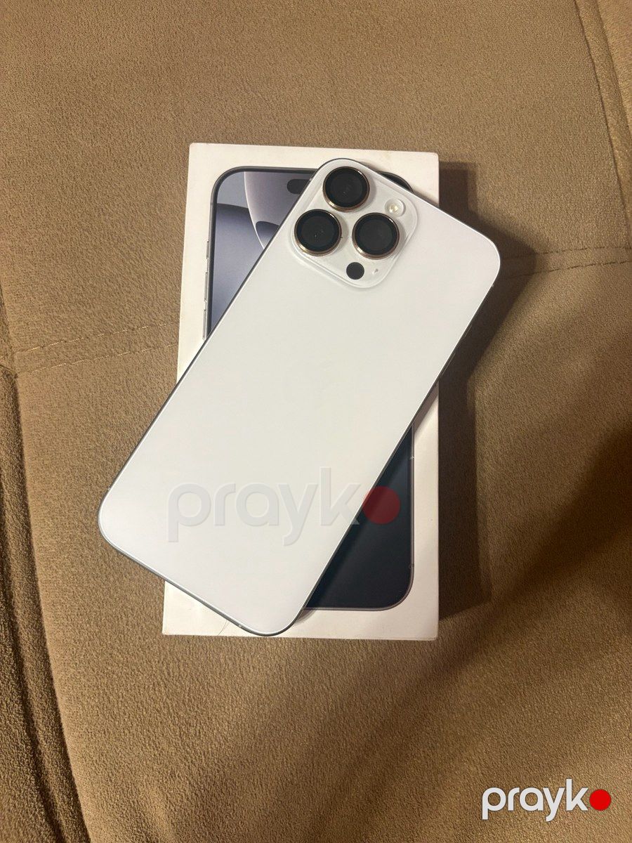 Apple iPhone 16 Pro Max White Titanium 256GB/8GB — Smartfonlar, Bakı (6)