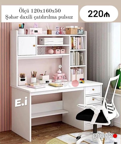 *Yazı masası / Kompüter masası / İş masası Rəng seçimi var