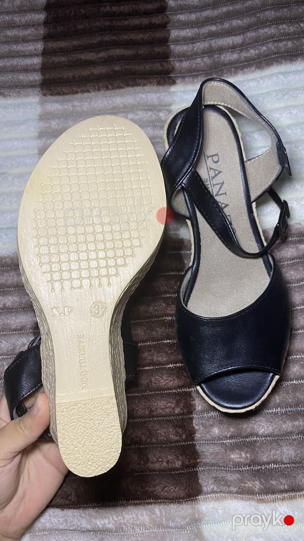 3 fərqli ayaqqabı modeli, hər biri 5 azn. Ağ 38, qara 37, bənövşəyi — Sandal, Sumqayıt (6)