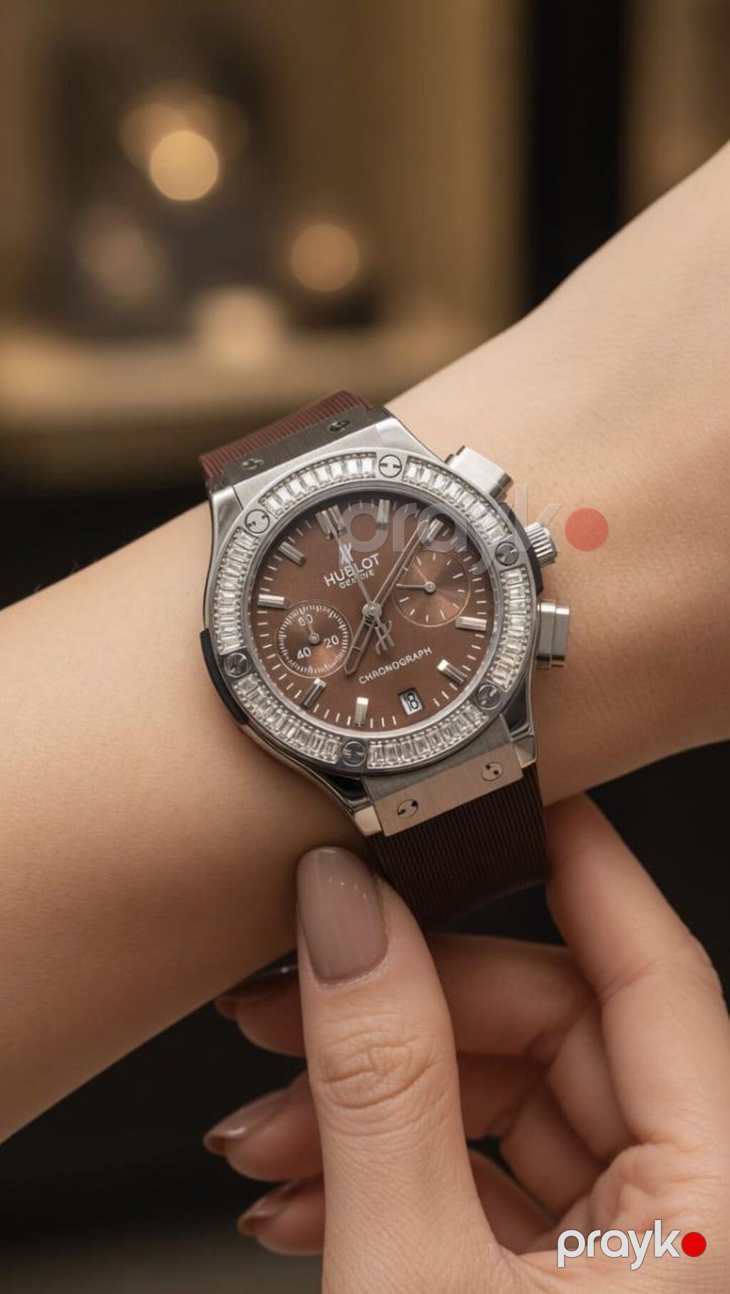 Hublot Chronograph – premium qol saatı - Korpus: polad və qızılı — Qol saatları, Mehdiabad (2)
