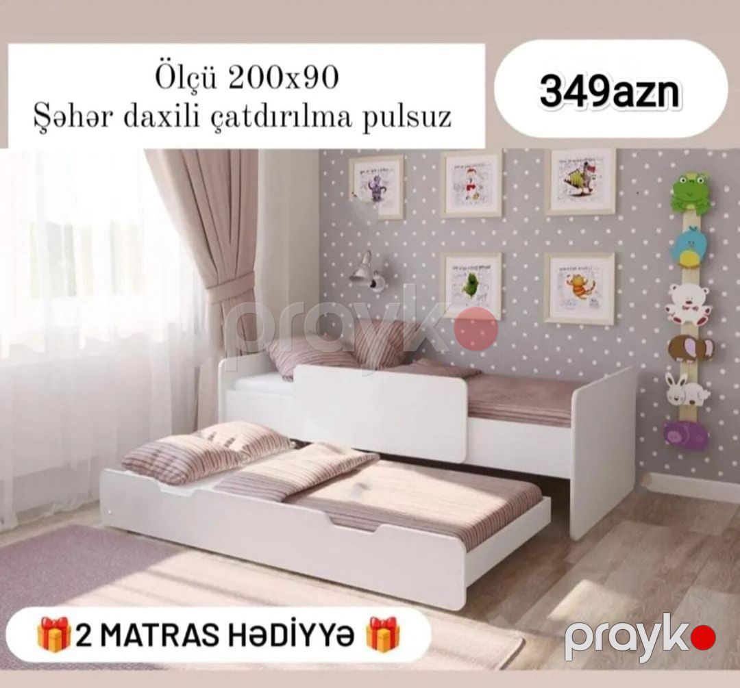 İkili uşaq çarpayısı — Mebel, Bakı (3)
