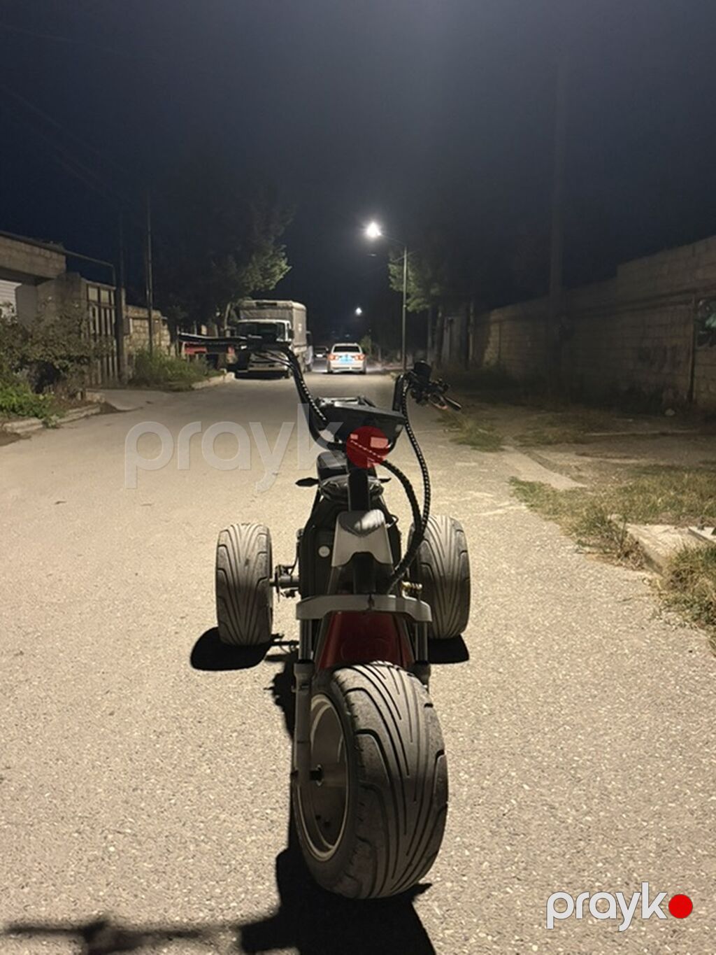 Elektrik üçtəkərli skuter (trike) - Güclü elektrik mühərriki, arxa — Mopedlər və skuterlər, Digah (3)