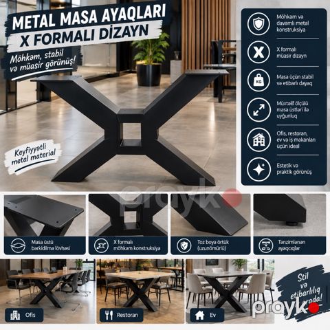 Metal masa ayaqları — Bakı