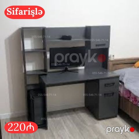 Künc masa, Polkalı, Siyirməli, Sadə laminat, Kredit yoxdur — Bakı