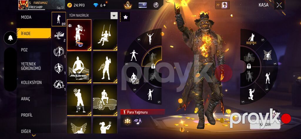Məhsul: Free Fire (Garena) oyunu üçün dolu oyun hesabı – “Fantamaz” — Şəxsi əşyalar, Bakı (6)