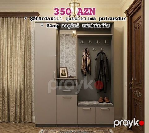 Qonaq otağı/dəhliz üçün funksional dəst – asqılıqlı giriş mebeli — Bakı