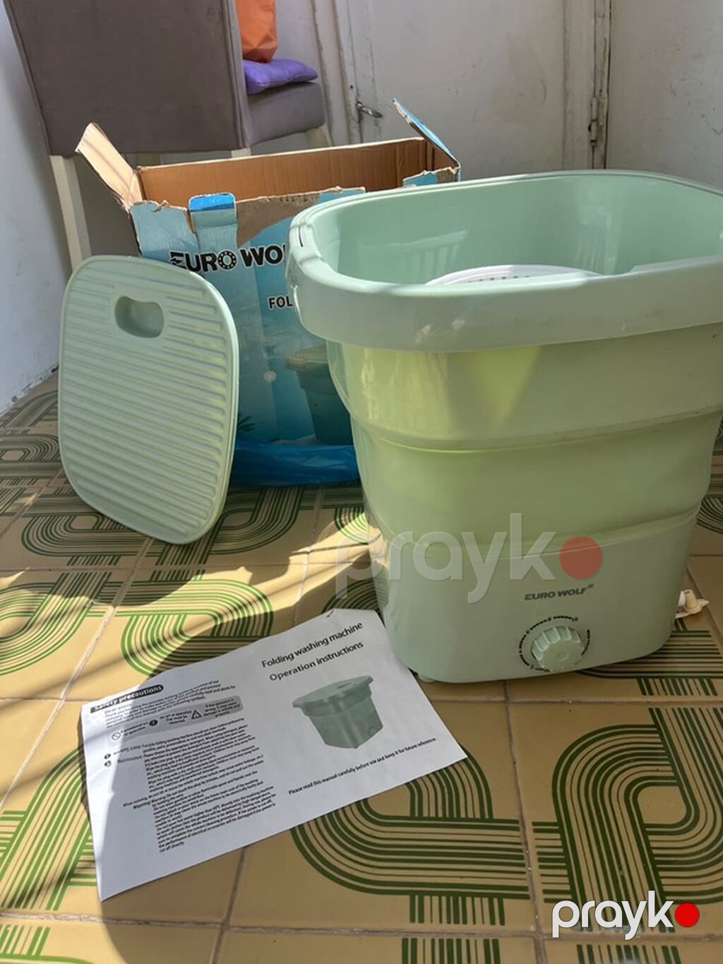 Euro Wolf qatlanan yuma maşını - Model: Euro Wolf Folding Washing — Çamaşır maşınları, Bakı (3)