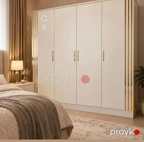 Yeni, 4 qapılı, Ağ, Açılan, Düz dolab — Mehdiabad