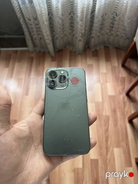 IPhone 13 Pro, 128 GB, Sierra Blue, Qırıq — Bakı