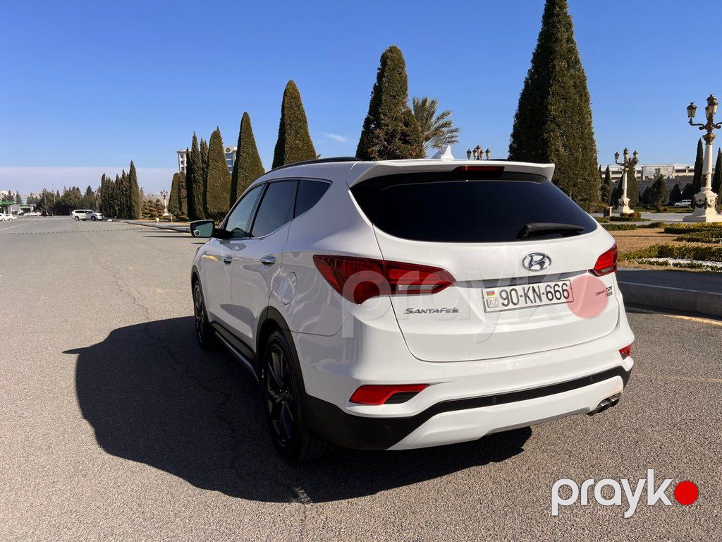 Hyundai Santa Fe, 2.0 L, 2017 il, 225 308 km — Avtomobillər, Bakı (4)