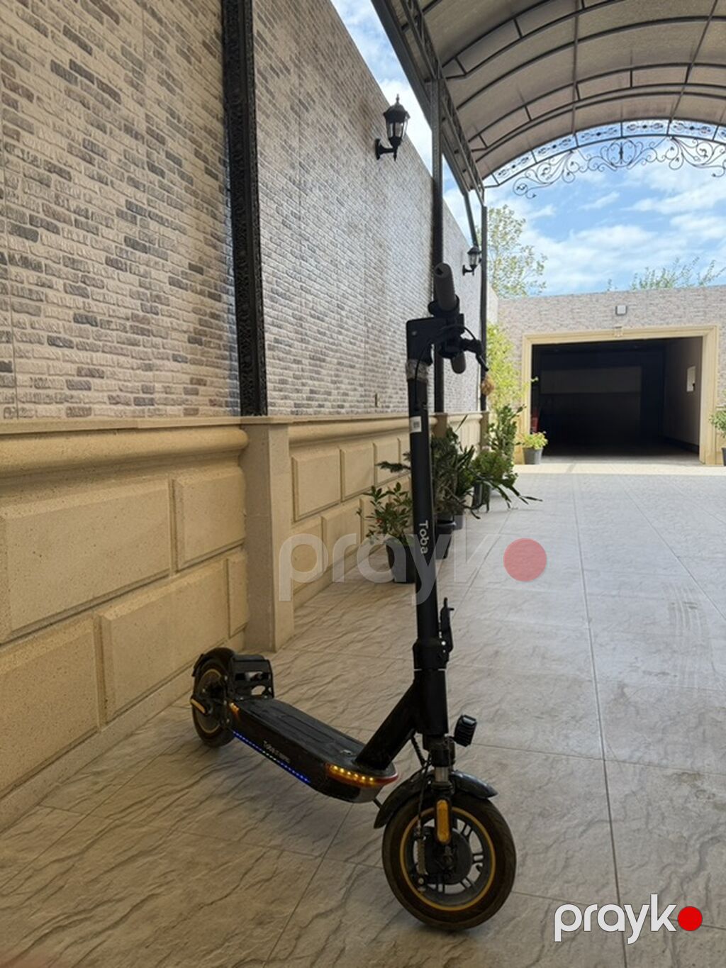 Elektrik skuter – St 500 pro - Güclü ön far, arxa stop işığı və gövdə — Skuterlər, Digah (2)