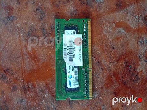 Operativ yaddaş (RAM) Samsung, 2 GB, 1333 Mhz, DDR3, Noutbuk üçün, İşlənmiş — Digah