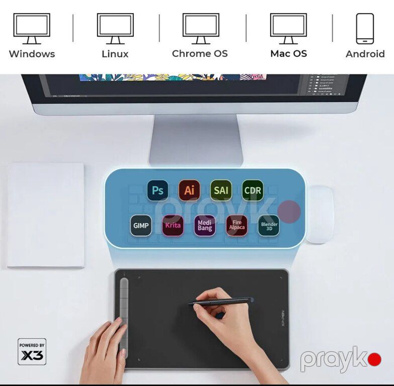 Qrafik planşet "Xp-pen Deco LW" — Planshetlər, Bakı (7)