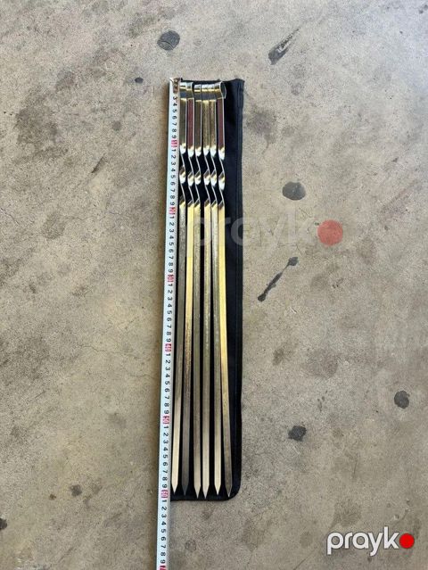 Şiş tikə 1.0x60sm 6pcs parçada Bu 6 ədədli şiş tikə dəsti, mükəmməl — Bakı