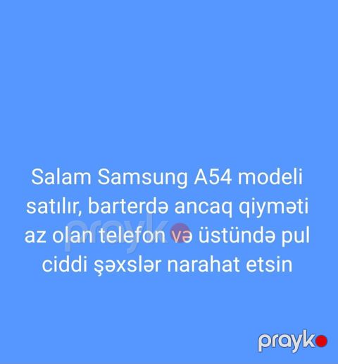 Samsung Galaxy A54, 128 GB, rəng - Mavi — Gəncə