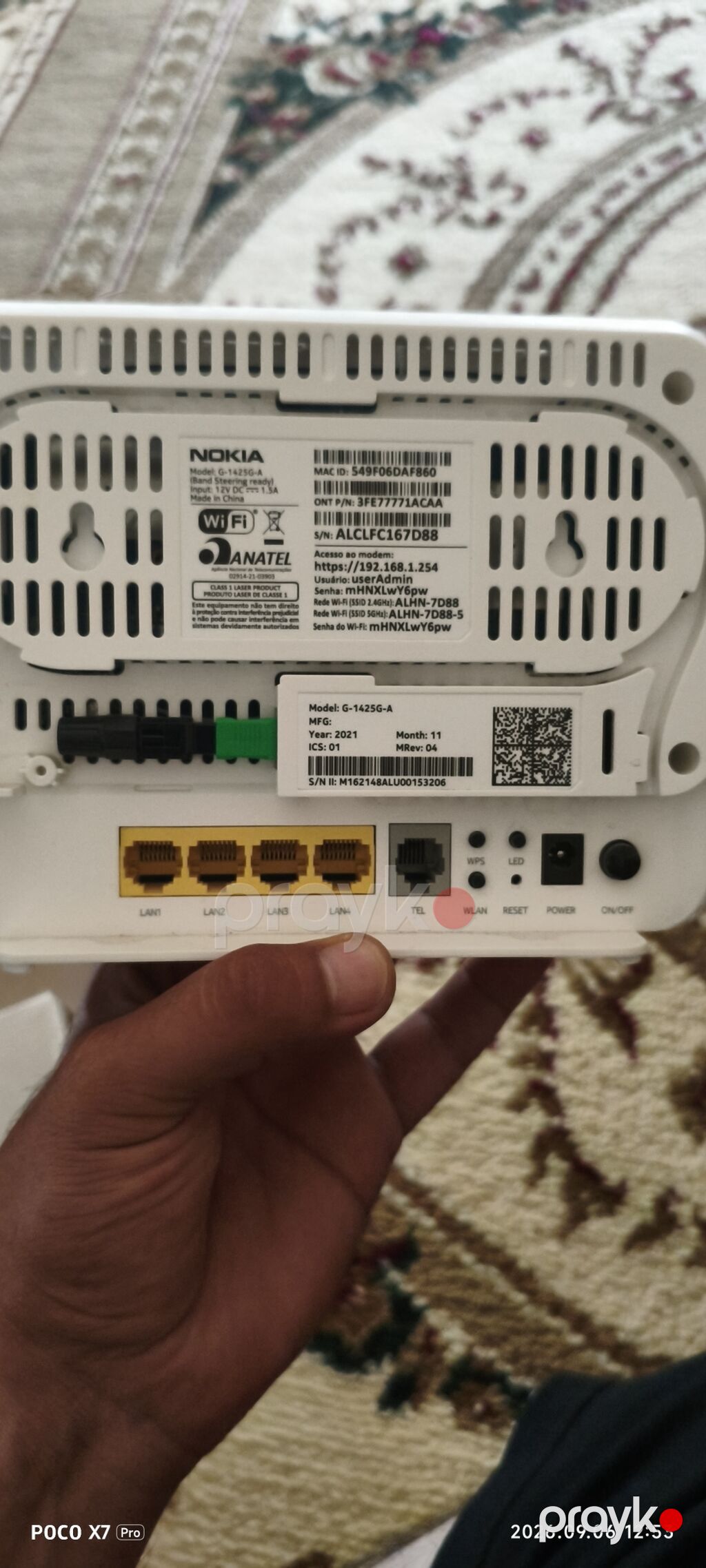 Wifi aparati satilir. tam islekdi. provayder deyisdiyime gore oz — Şəbəkə və server avadanlığı, Bakı (2)
