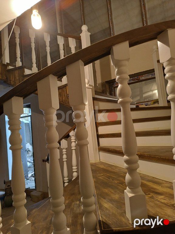 Taxta qapı və pilləkən — Təmir və inşaat, Bakı (6)