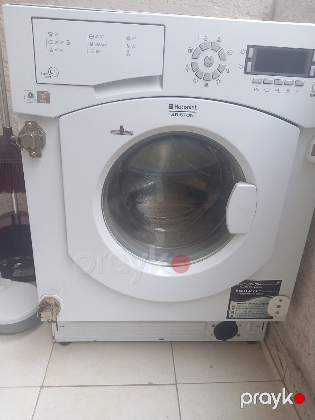 Hotpoint Ariston paltaryuyan maşın - Ön yükləməli, elektron — Çamaşır maşınları, Xırdalan (3)