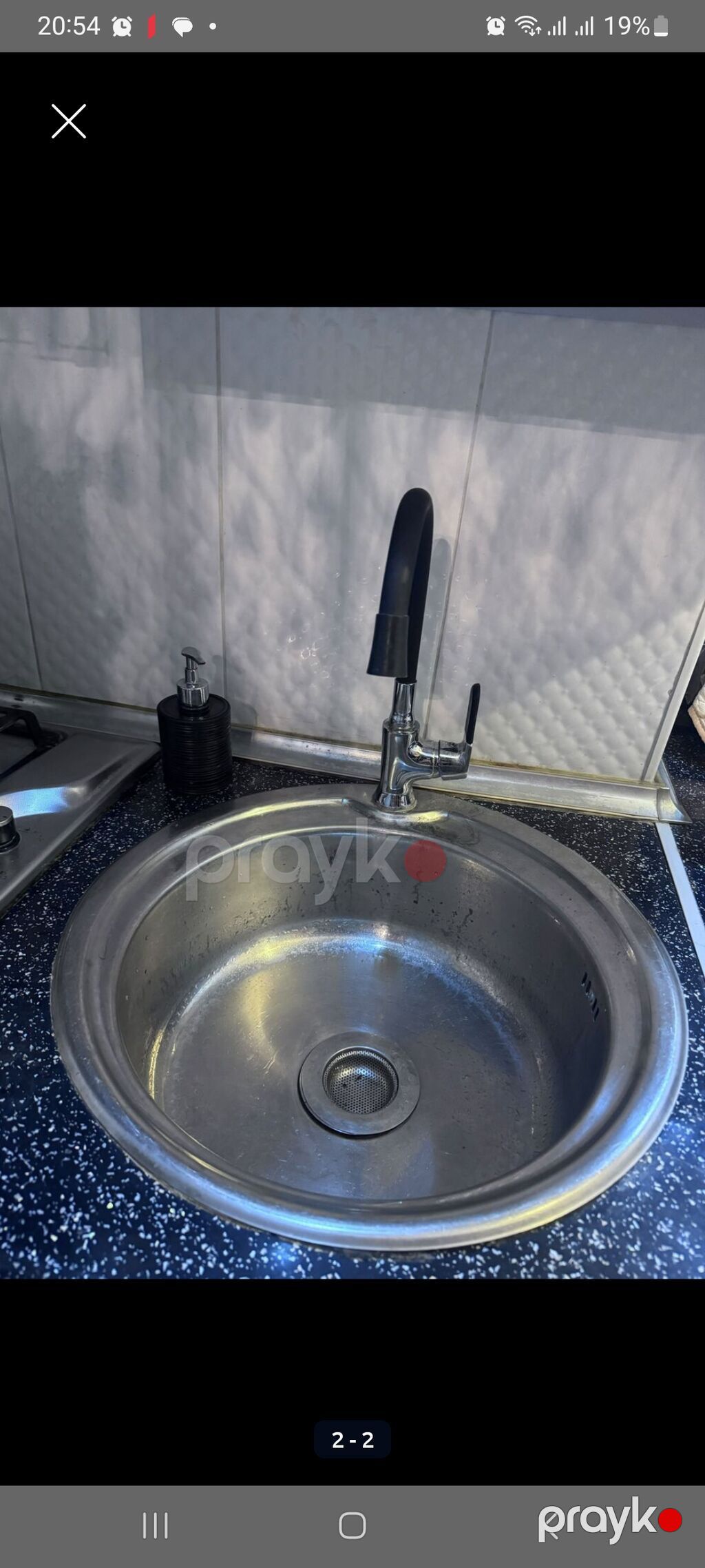 Quraşdırılan qaz plitəsi və mətbəx qarışdırıcısı (kran) dəsti - Qaz — Plitələr, Bakı (2)